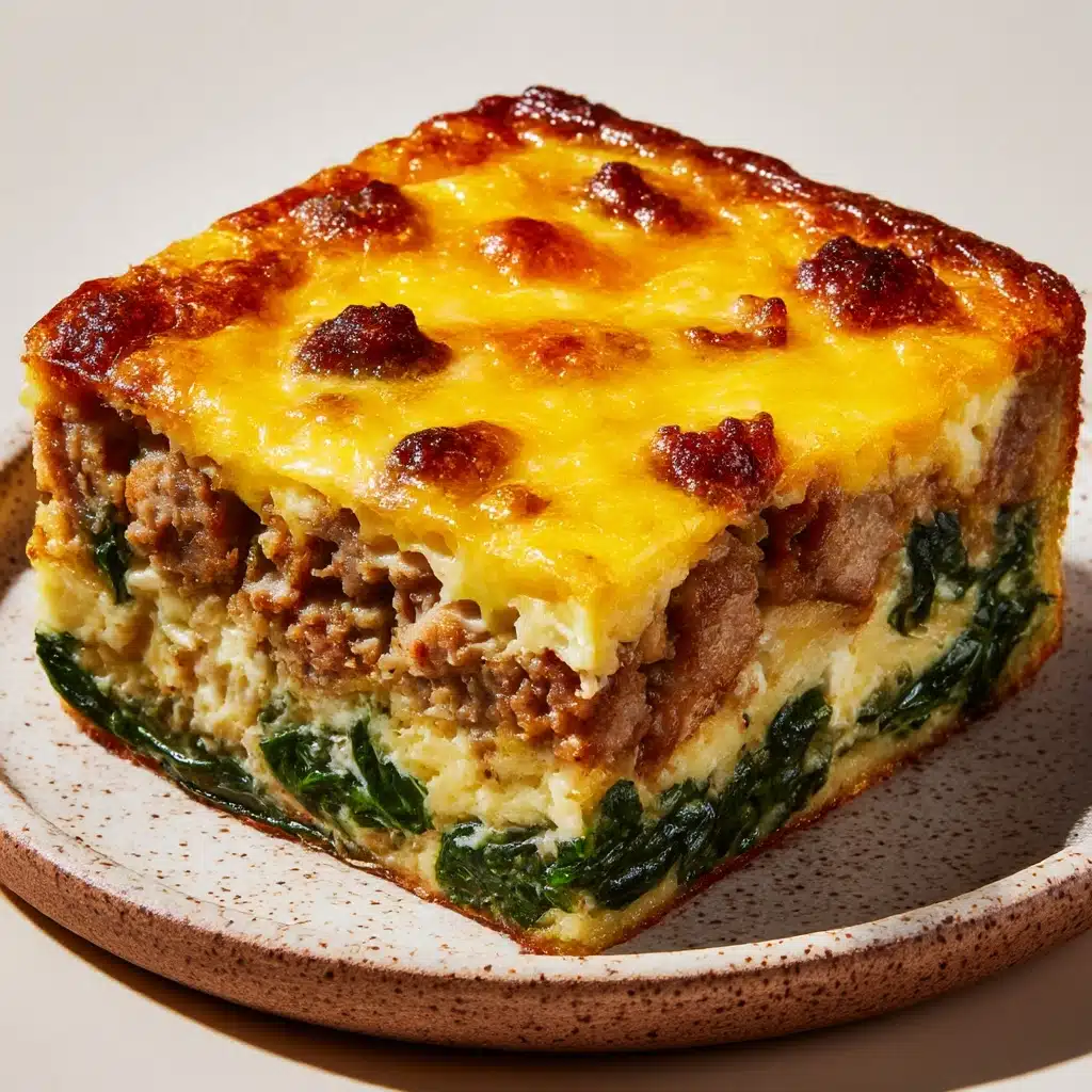 Sausage & Egg Keto Breakfast Casserole Recipe - Recipe Image