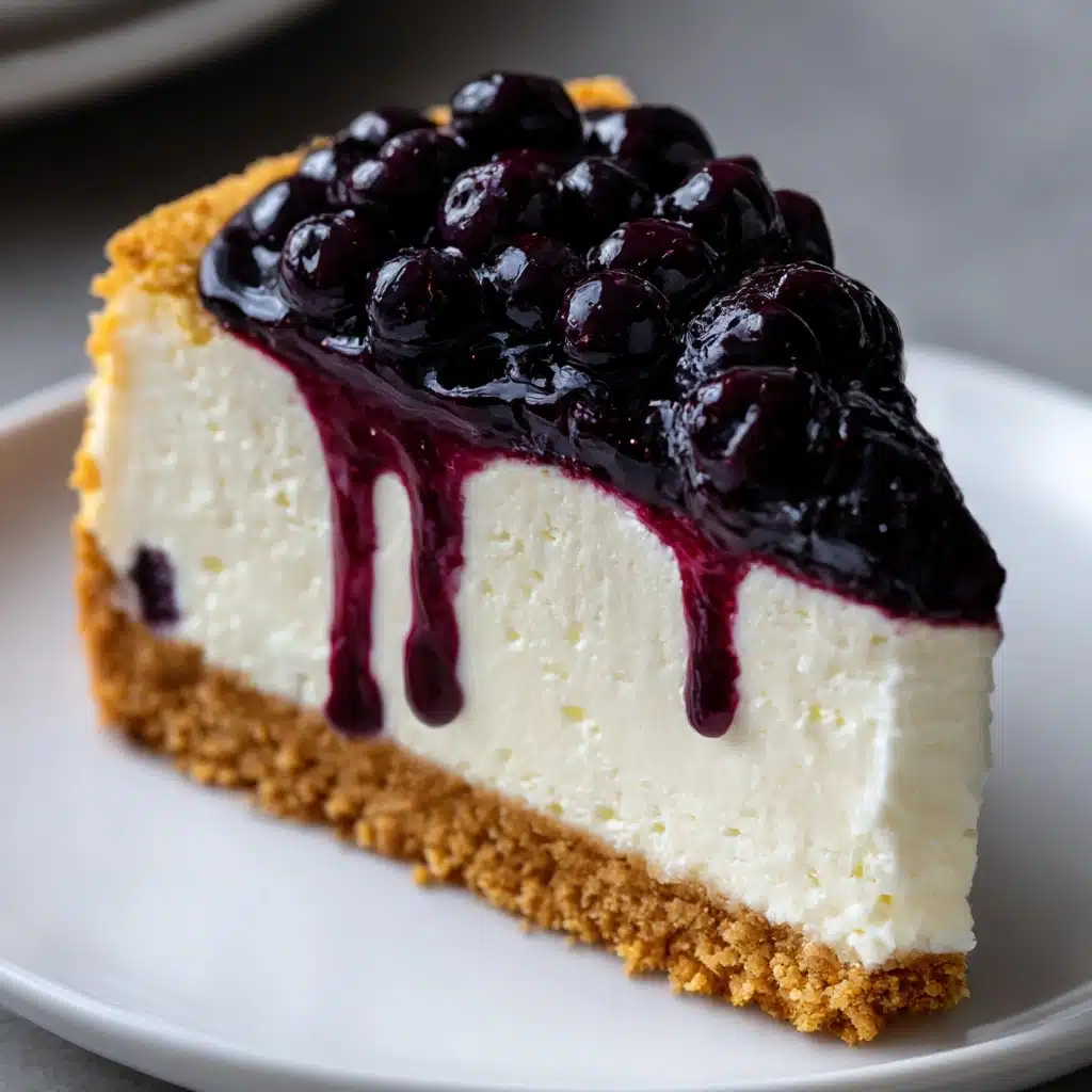 Simple Blueberry Cheesecake Recipe - Recipe Image