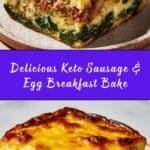 Sausage & Egg Keto Breakfast Casserole Recipe