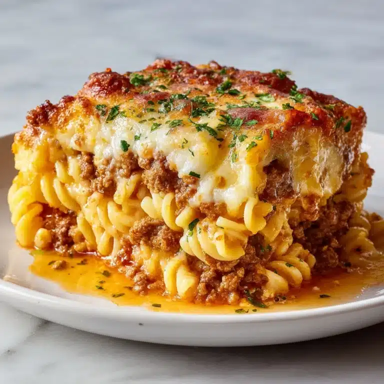 Cheesy Loaded Beef Meatloaf Casserole Recipe