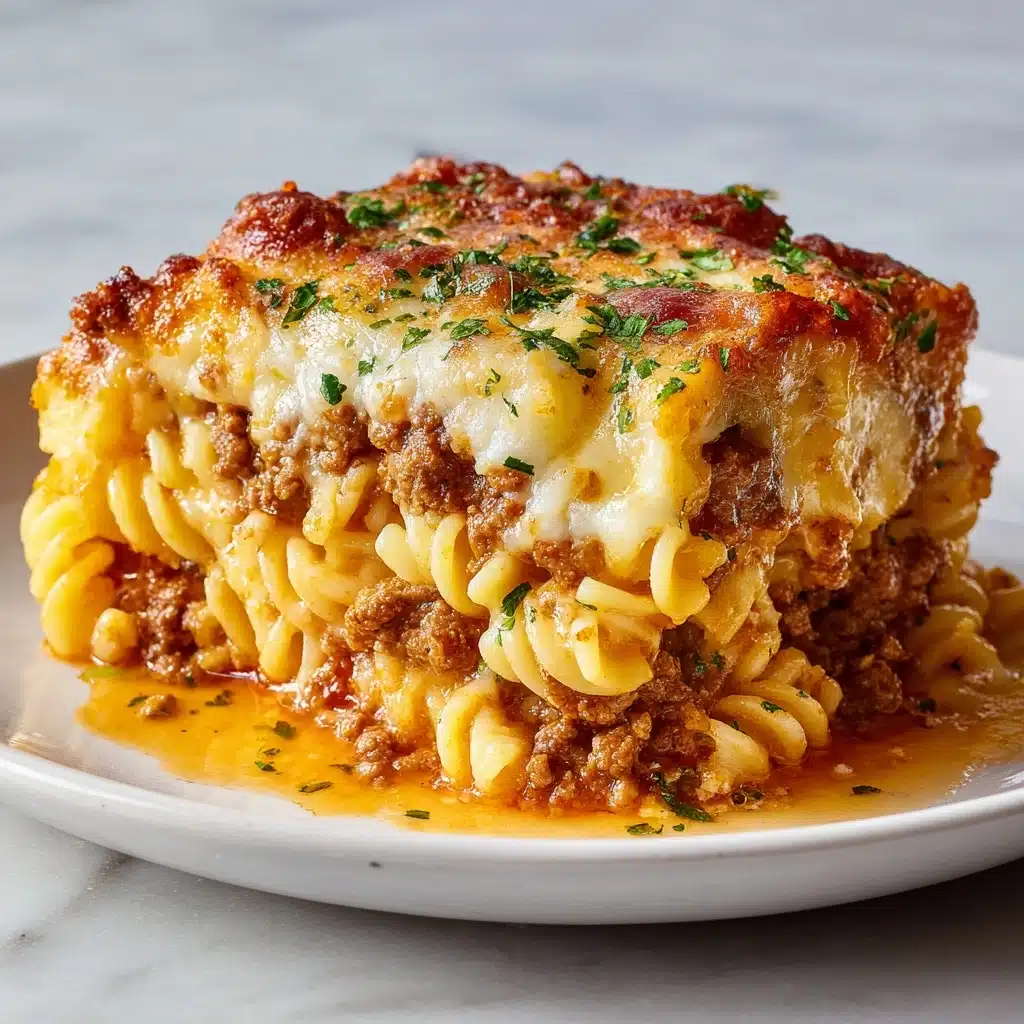 Cheesy Loaded Beef Meatloaf Casserole Recipe - Recipe Image