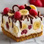 Heavenly No-Bake Banana Split Cheesecake Recipe