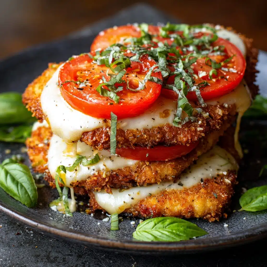 Crispy Chicken Caprese Recipe - Recipe Image