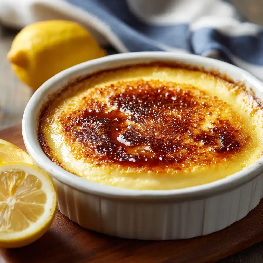 Baked Lemon Pudding Recipe - Recipe Image