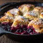 Easy Skillet Blackberry Cobbler Recipe