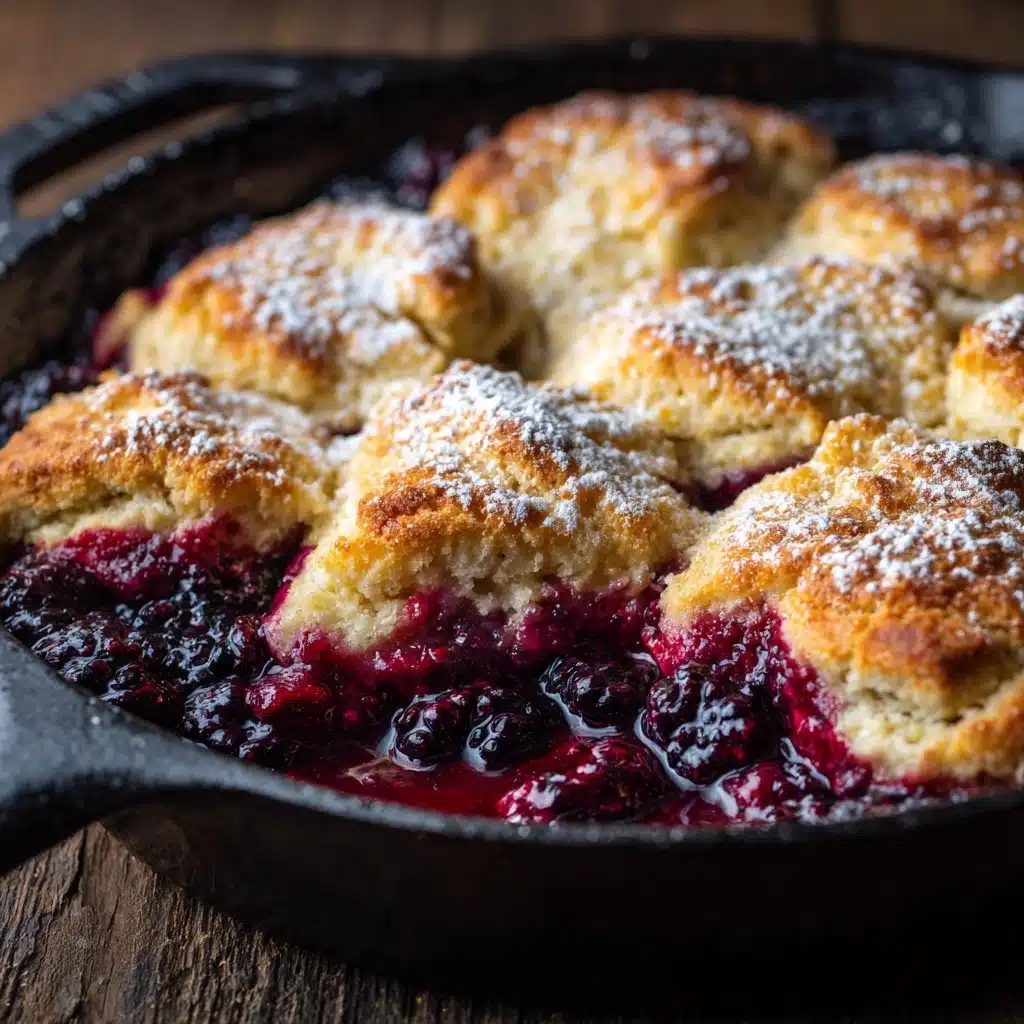 Easy Skillet Blackberry Cobbler Recipe