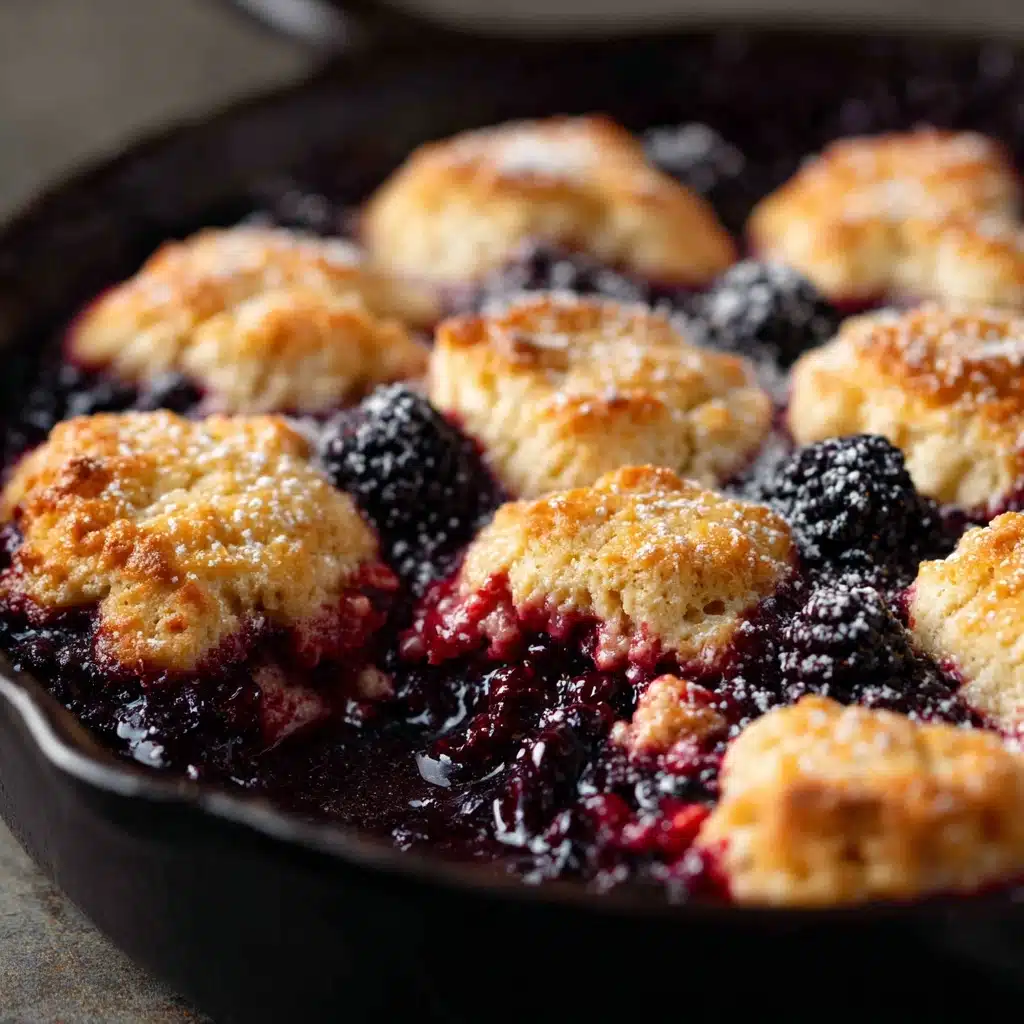 Easy Skillet Blackberry Cobbler Recipe - Recipe Image