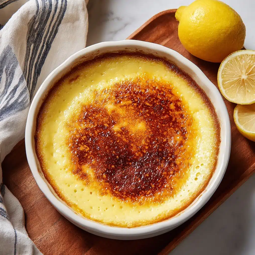 Baked Lemon Pudding Recipe - Recipe Image