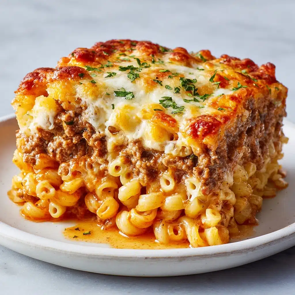 Cheesy Loaded Beef Meatloaf Casserole Recipe - Recipe Image