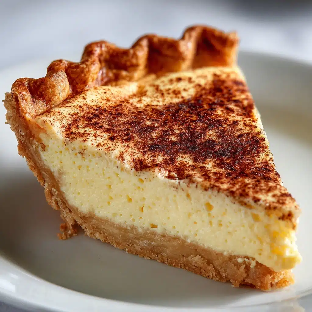 Old Fashioned Egg Custard Pie Recipe - Recipe Image