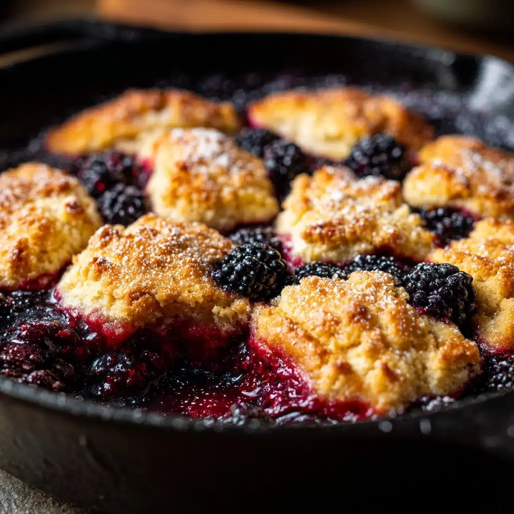 Easy Skillet Blackberry Cobbler Recipe - Recipe Image
