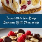 Heavenly No-Bake Banana Split Cheesecake Recipe