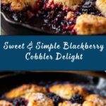 Easy Skillet Blackberry Cobbler Recipe