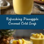 Fruity Summer Cold Pineapple Soup Recipe