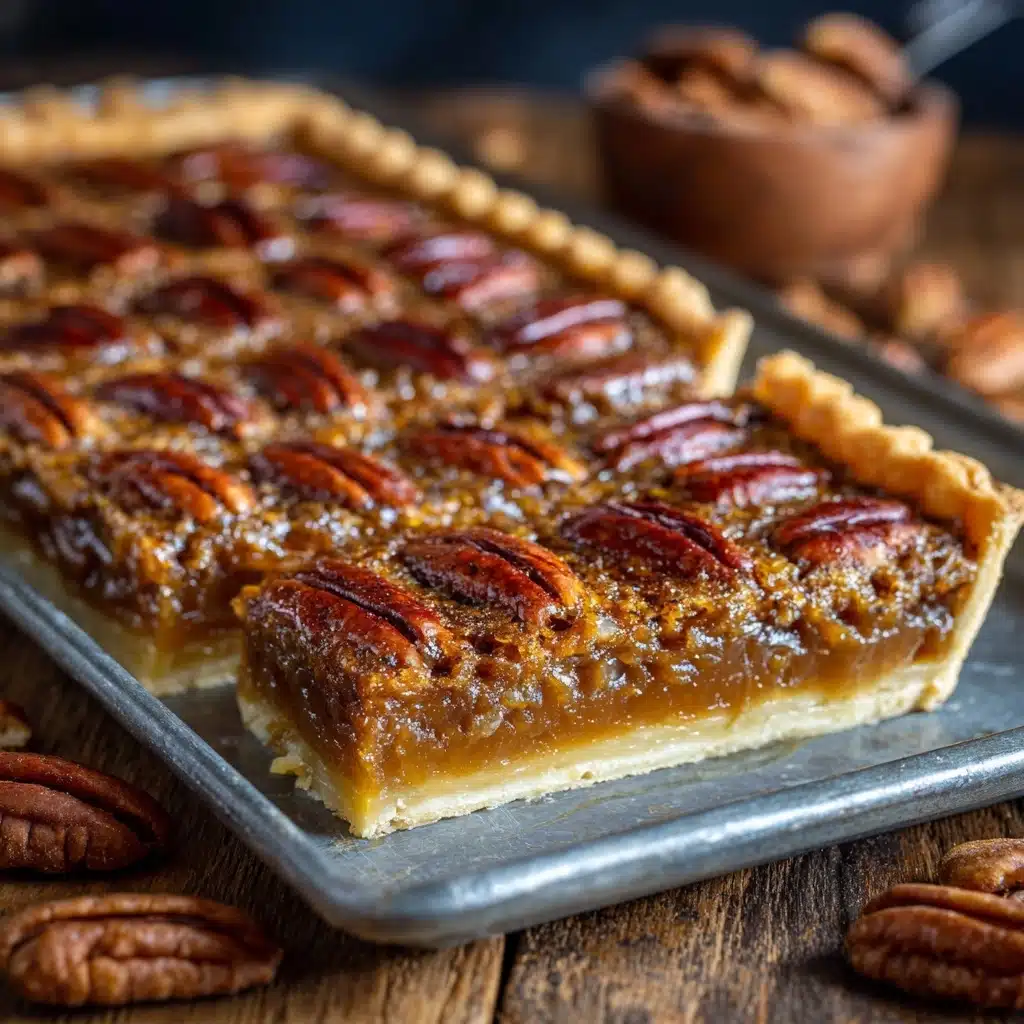 Lazy Girl Pecan Pie Bars Recipe - Recipe Image