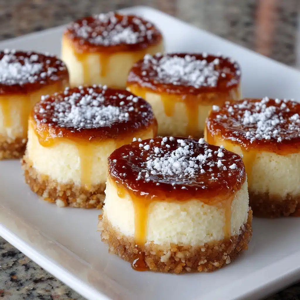 Mini Crème Brûlée Cheesecakes Recipe - Recipe Image