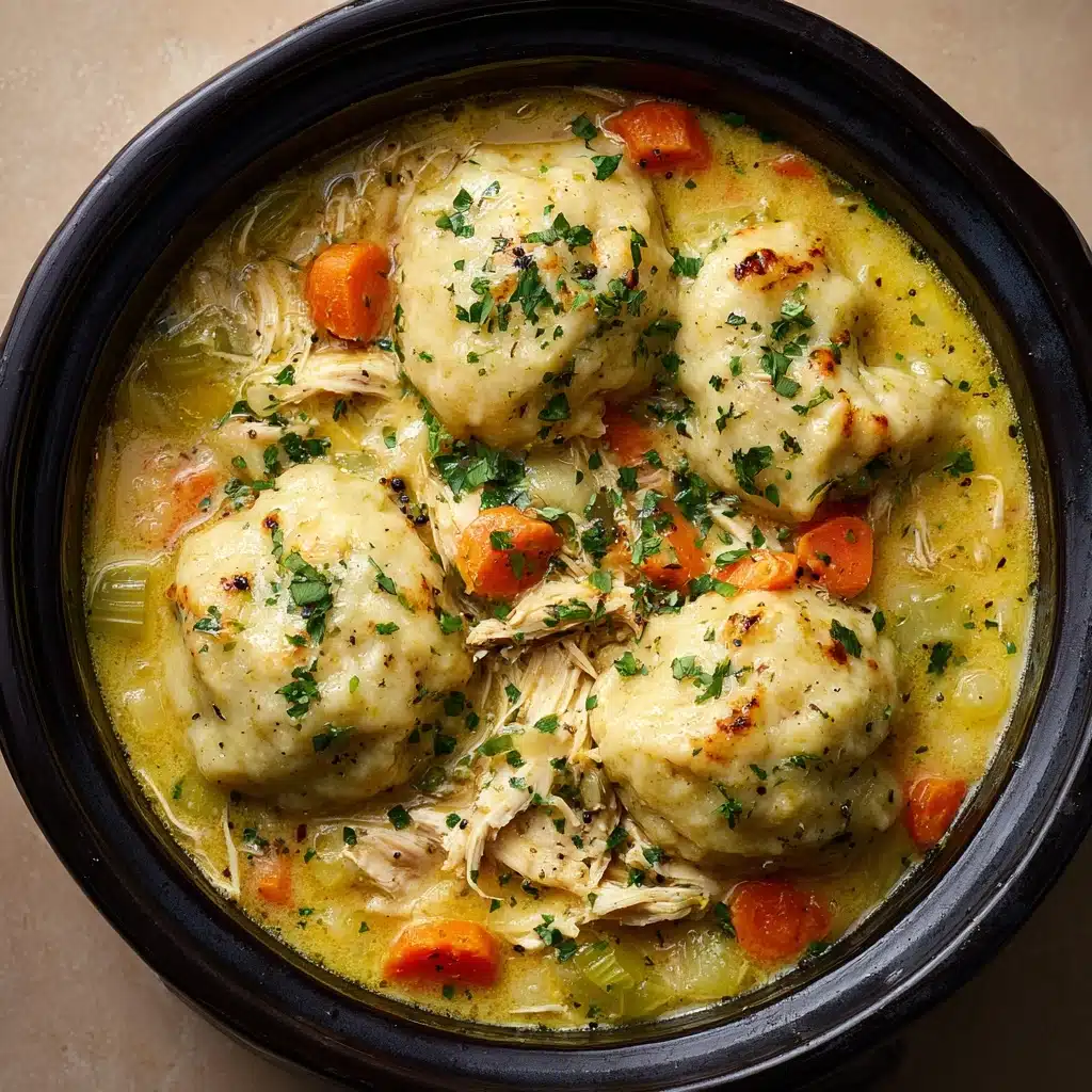 CrockPot Chicken and Dumplings Recipe - Recipe Image