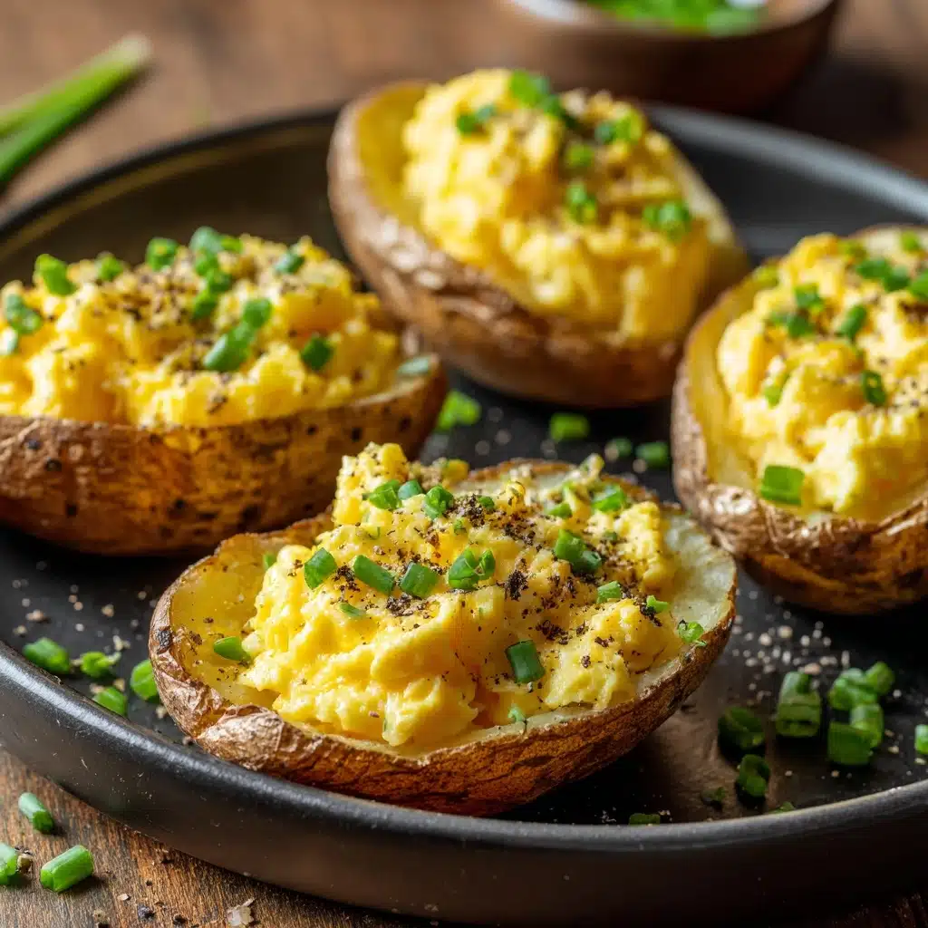 Scrambled Eggs with Grated Potato and Chives Recipe - Recipe Image