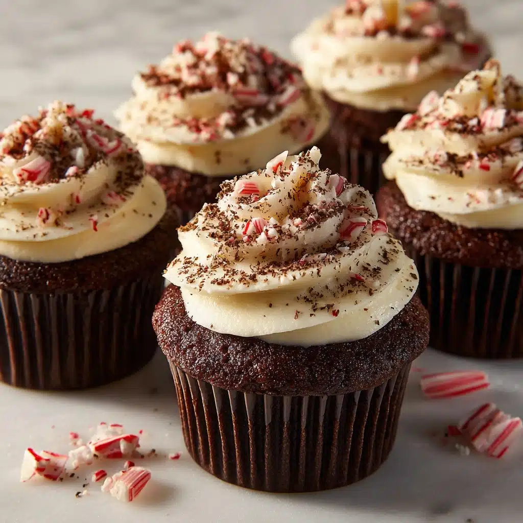 Peppermint Mocha Cupcakes Recipe - Recipe Image
