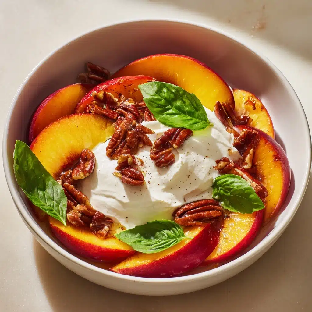 Peach & Burrata Caprese Recipe - Recipe Image