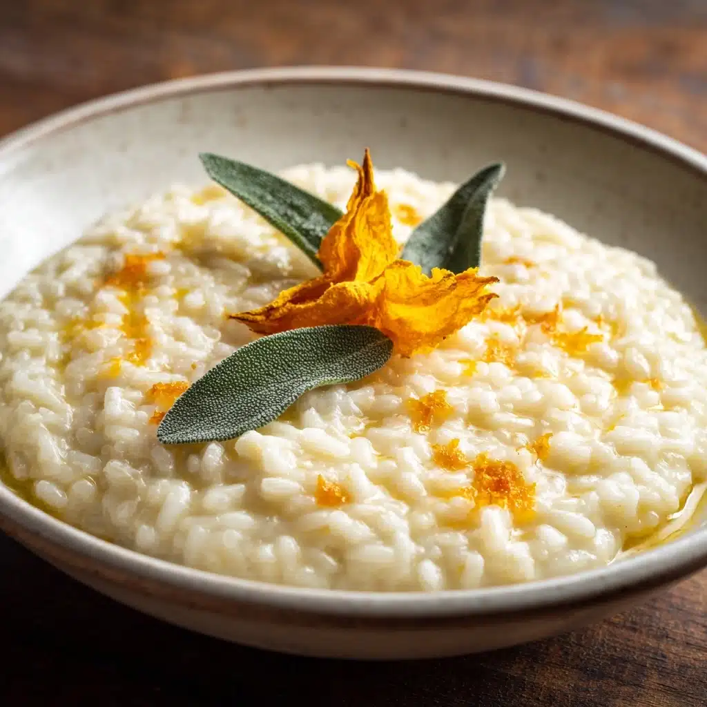 Squash Blossom Risotto Recipe - Recipe Image