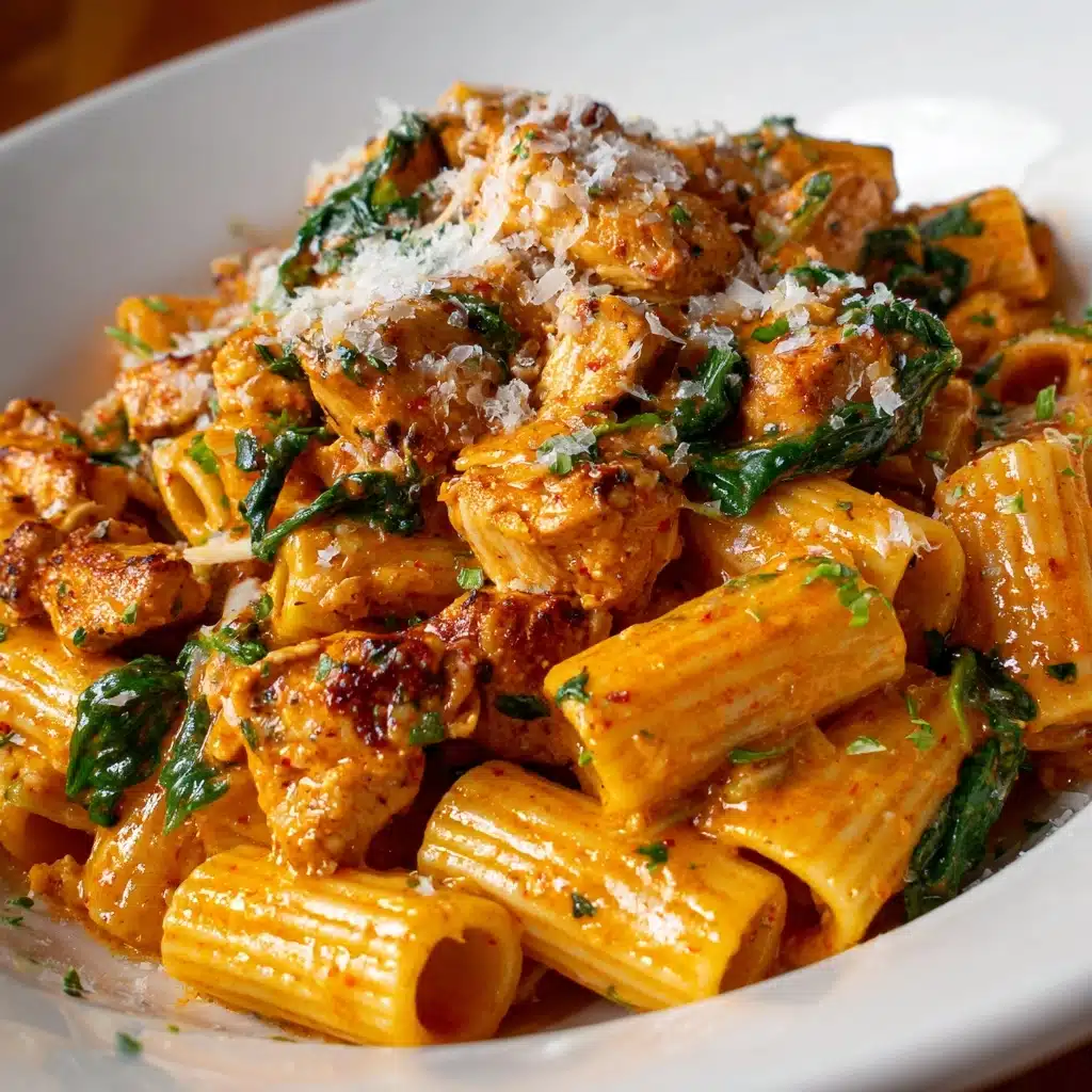 Spicy Tuscan Chicken Pasta Recipe - Recipe Image