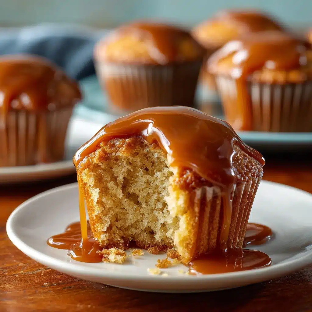 Pumpkin Cheesecake Muffins with Caramel Swirl Recipe - Recipe Image