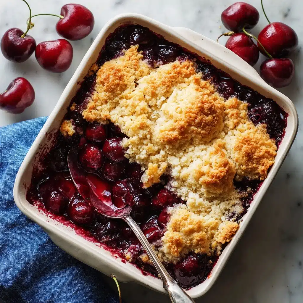 Sweet Cherry Cobbler Recipe - Recipe Image