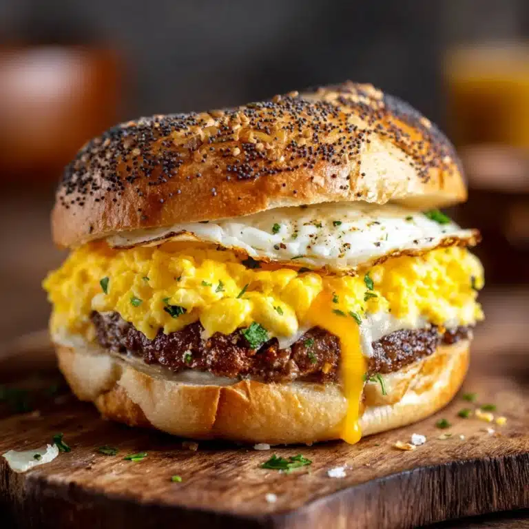 Steak Egg Cheese Bagel Recipe