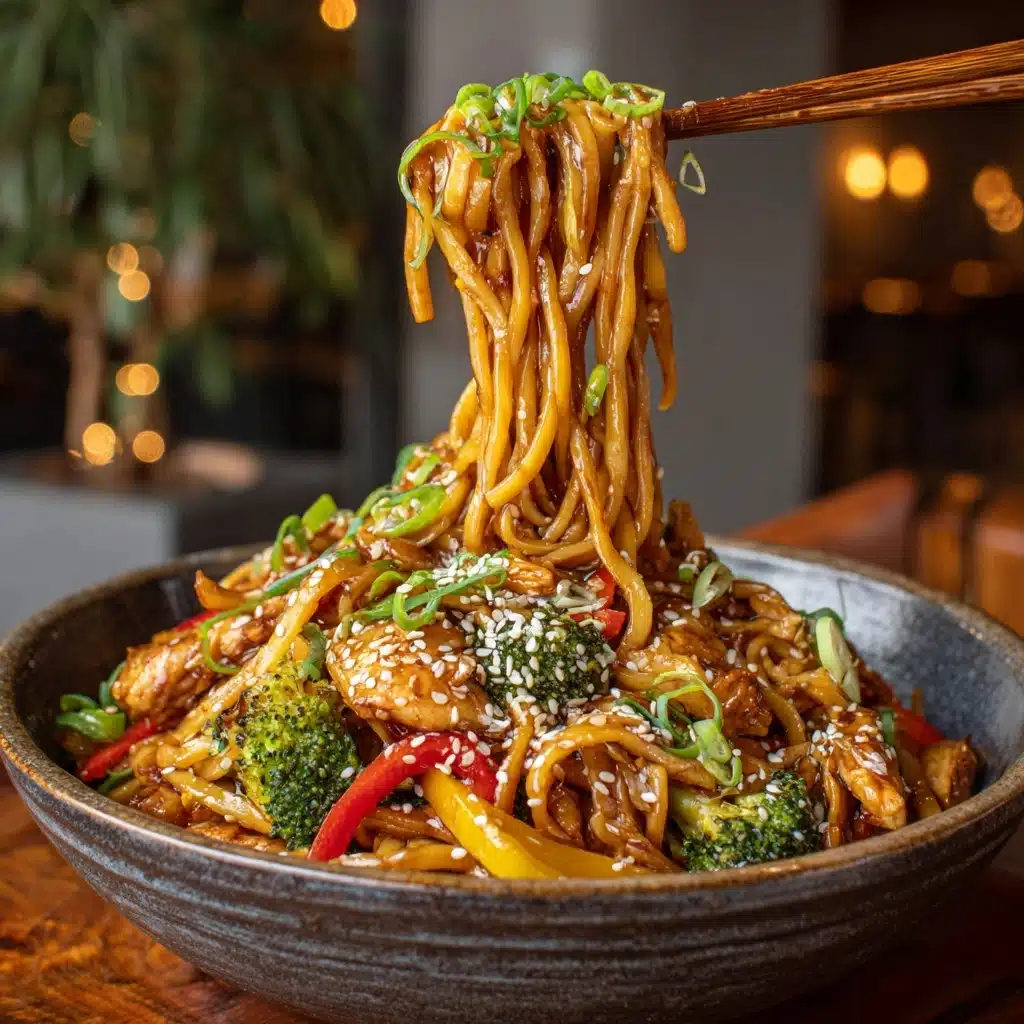 Chicken Teriyaki Noodles Recipe - Recipe Image