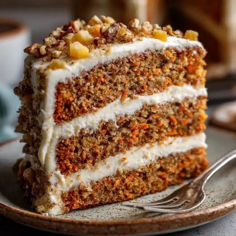 Pineapple Carrot Cream Cake Recipe