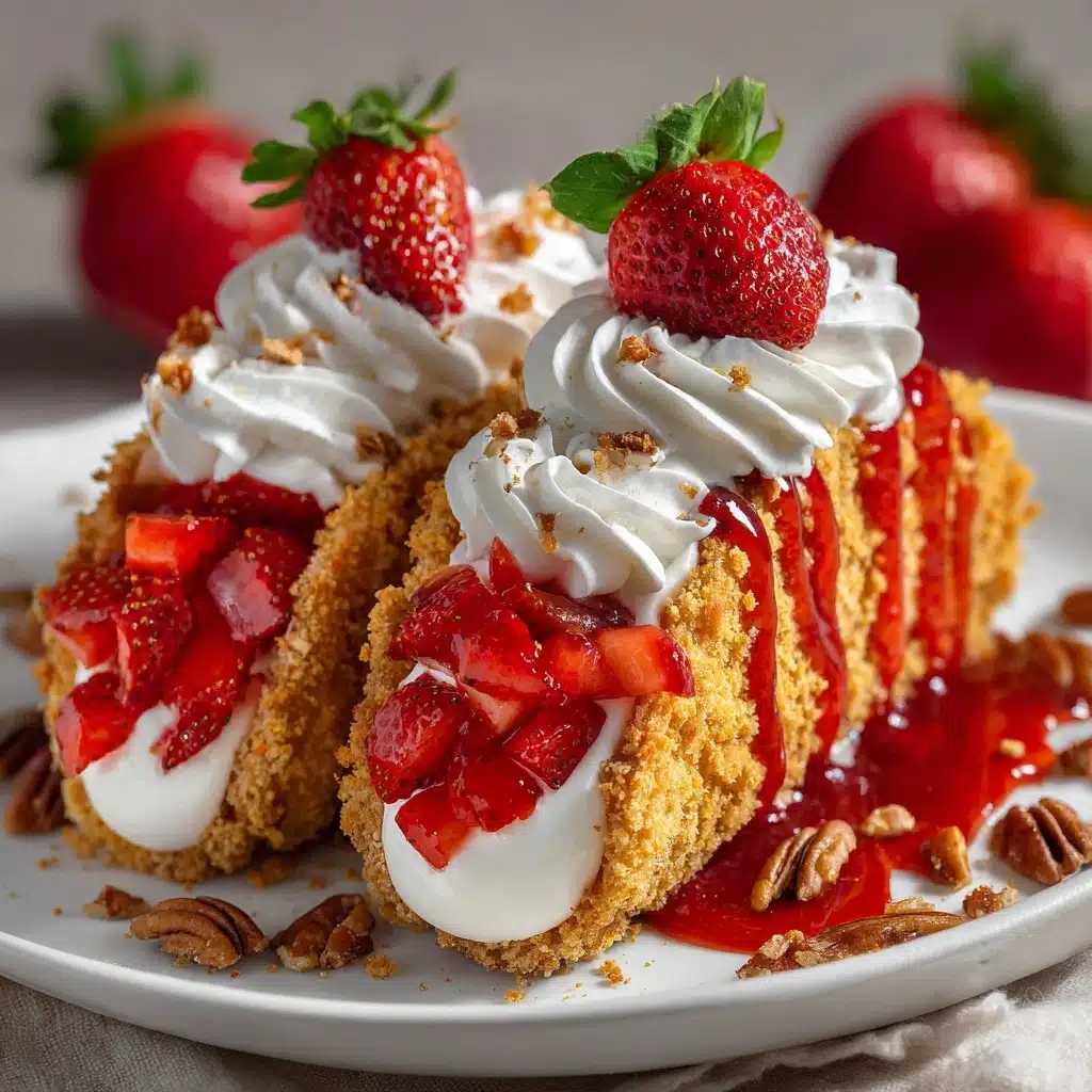 Strawberry Crunch Cheesecake Tacos Recipe - Recipe Image