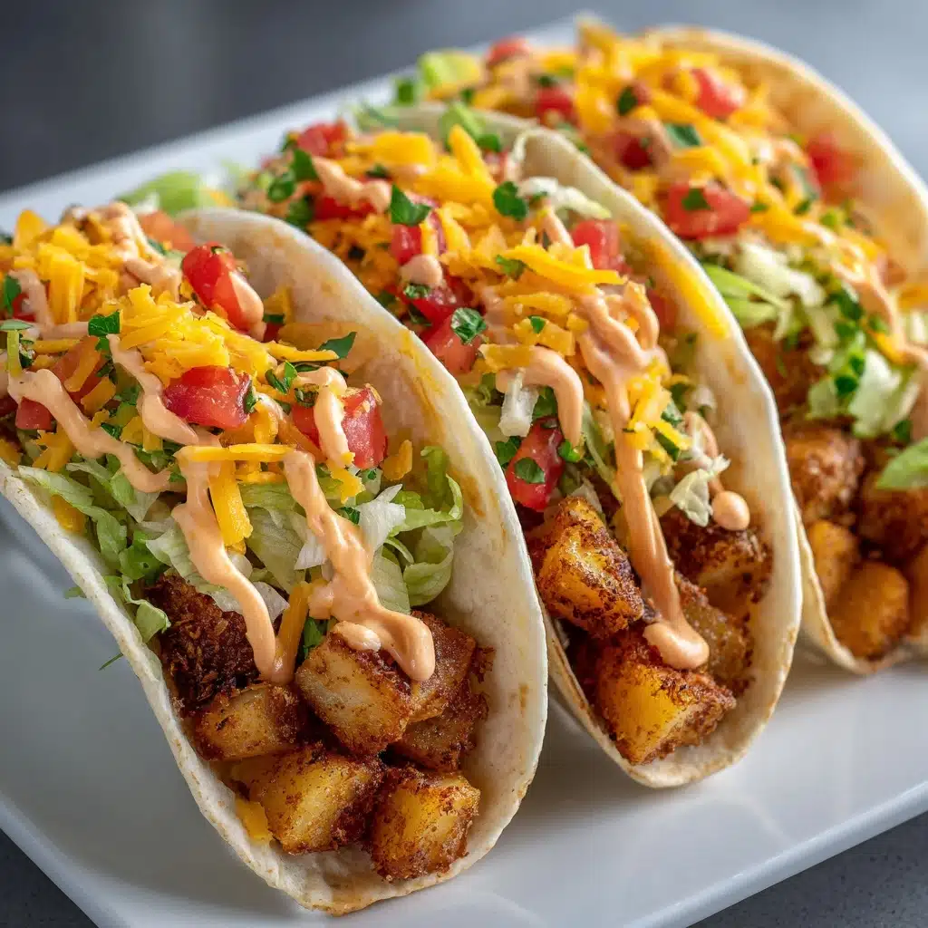 Spicy Potato Soft Tacos Recipe