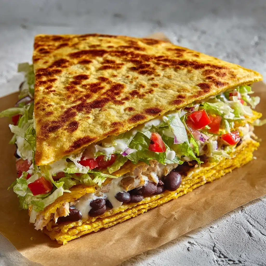Black Bean Crunch Wrap Supreme Recipe - Recipe Image