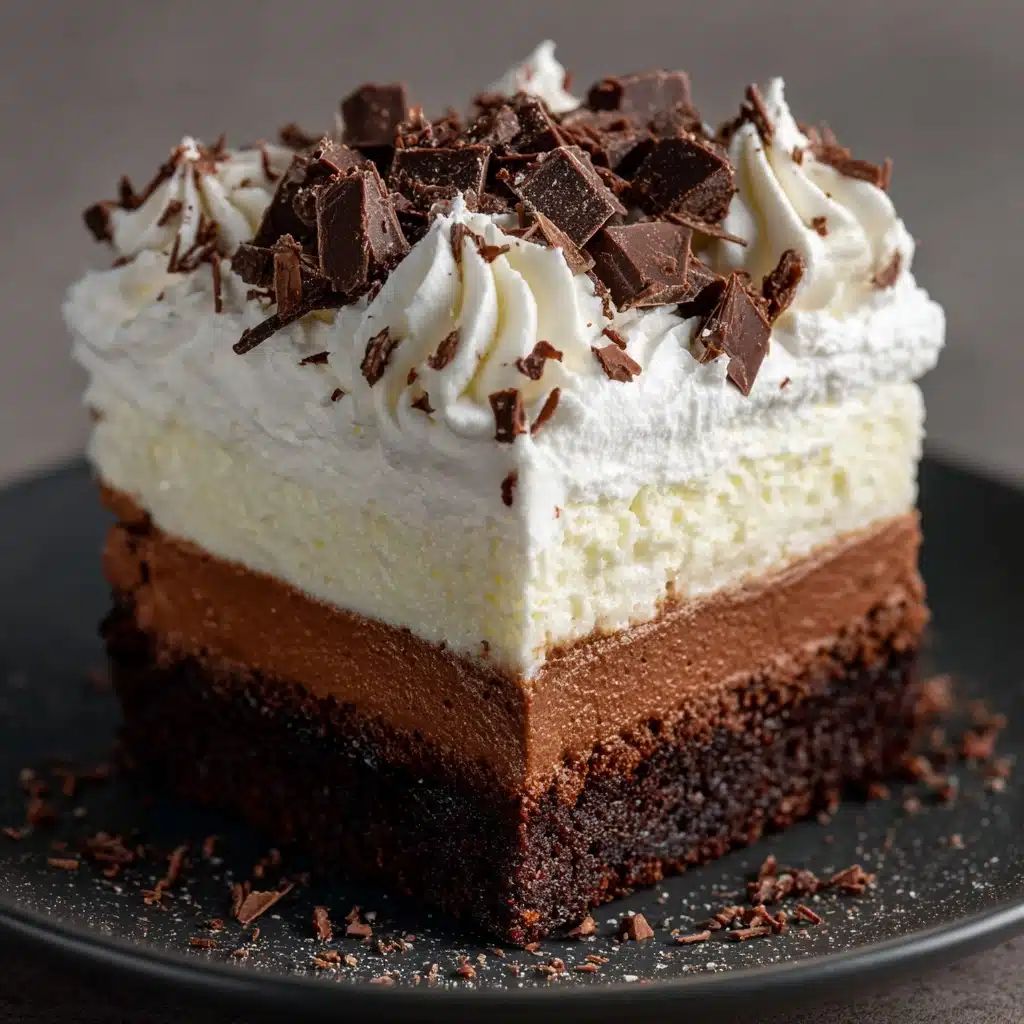 Triple Chocolate Mousse Cake Recipe - Recipe Image