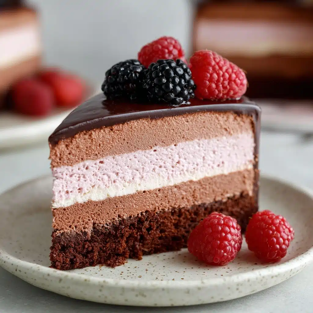 Chocolate Raspberry Mousse Cake Recipe