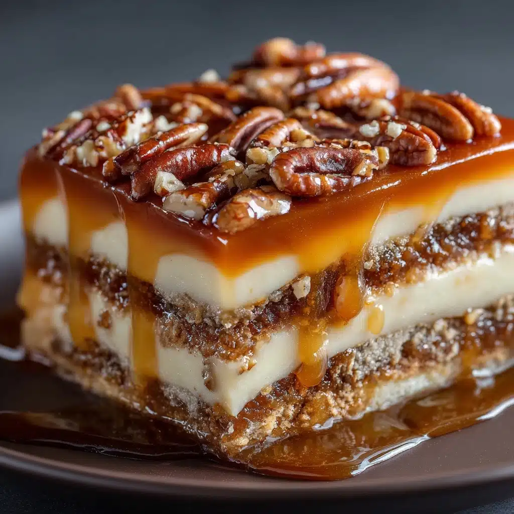 Decadent Pecan Pie Lasagna Recipe - Recipe Image