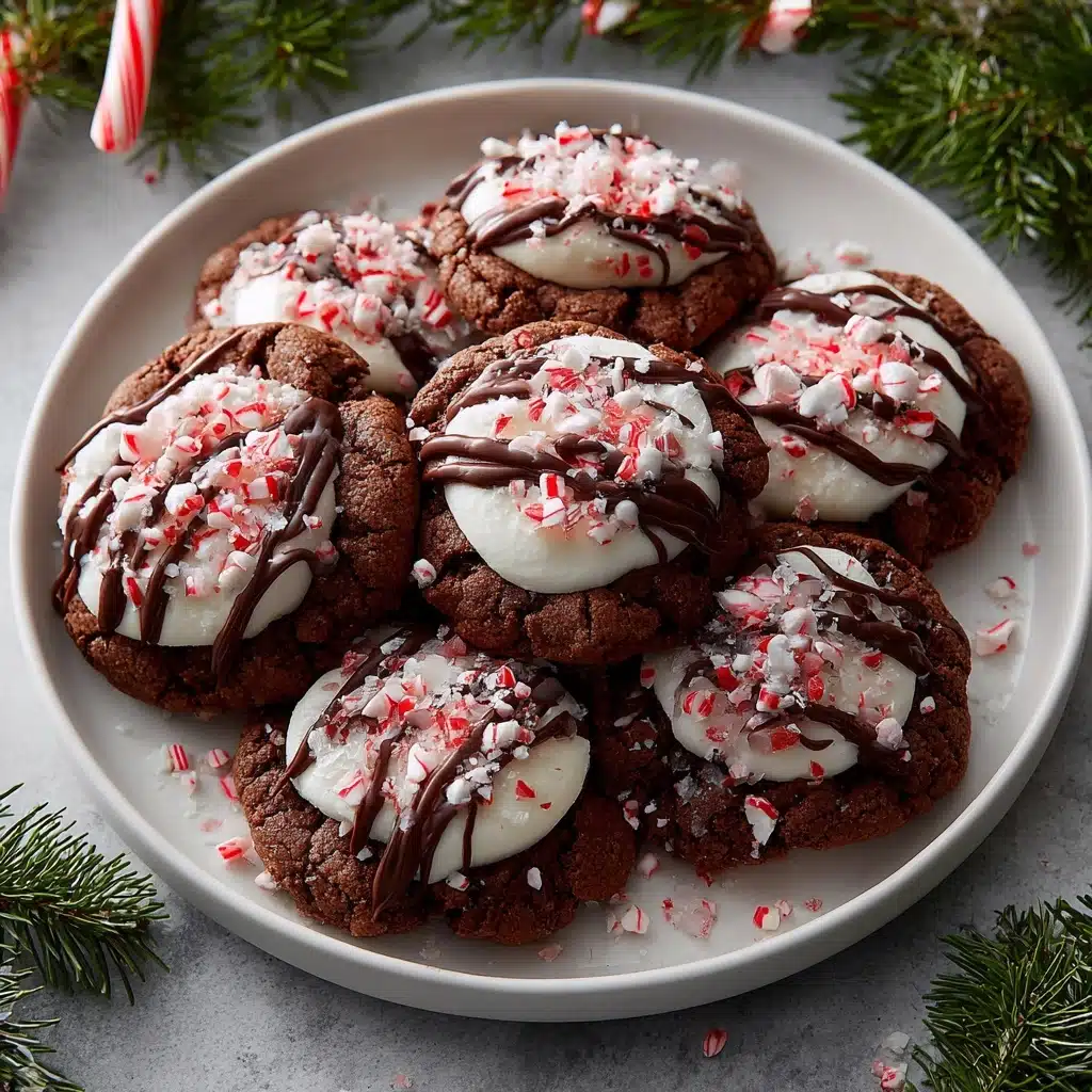 Hot Cocoa Peppermint Cookies Recipe - Recipe Image