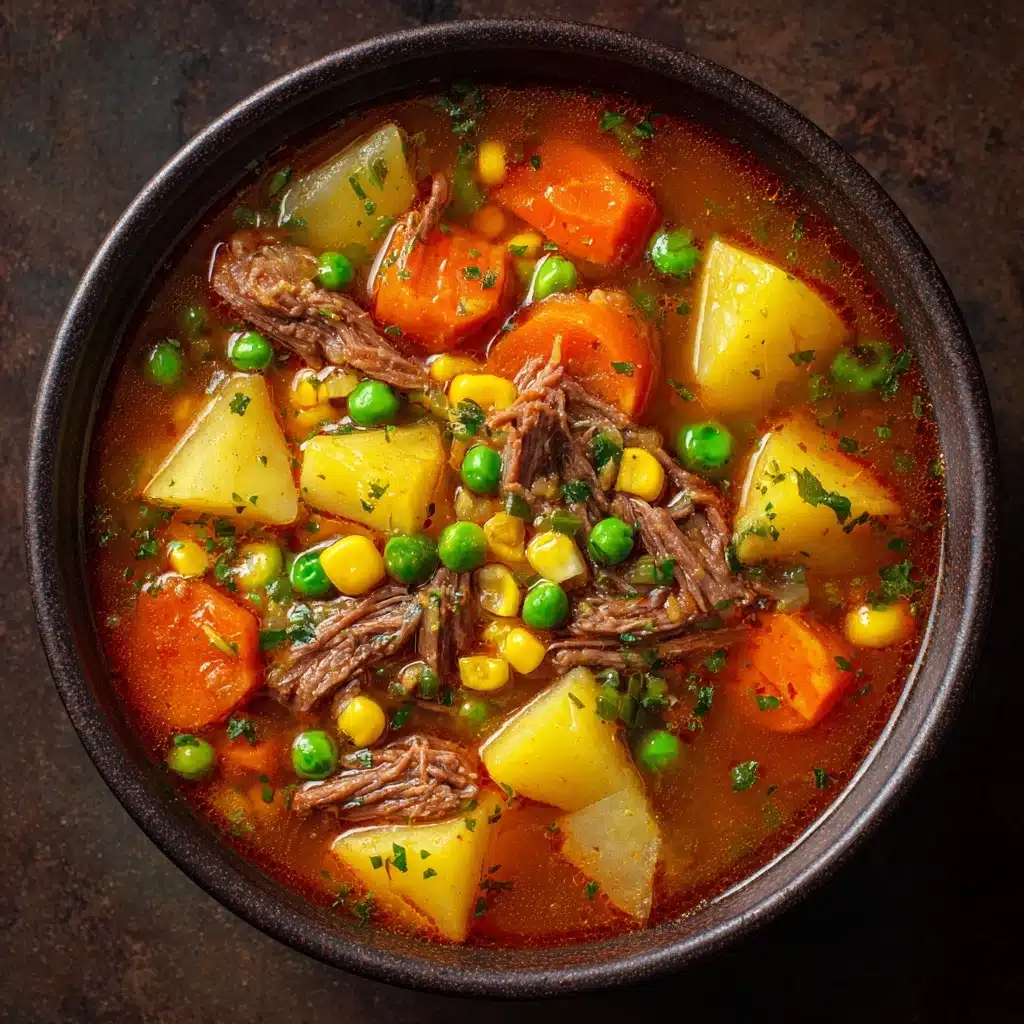 Mom’s Old Fashioned Vegetable Beef Soup Recipe