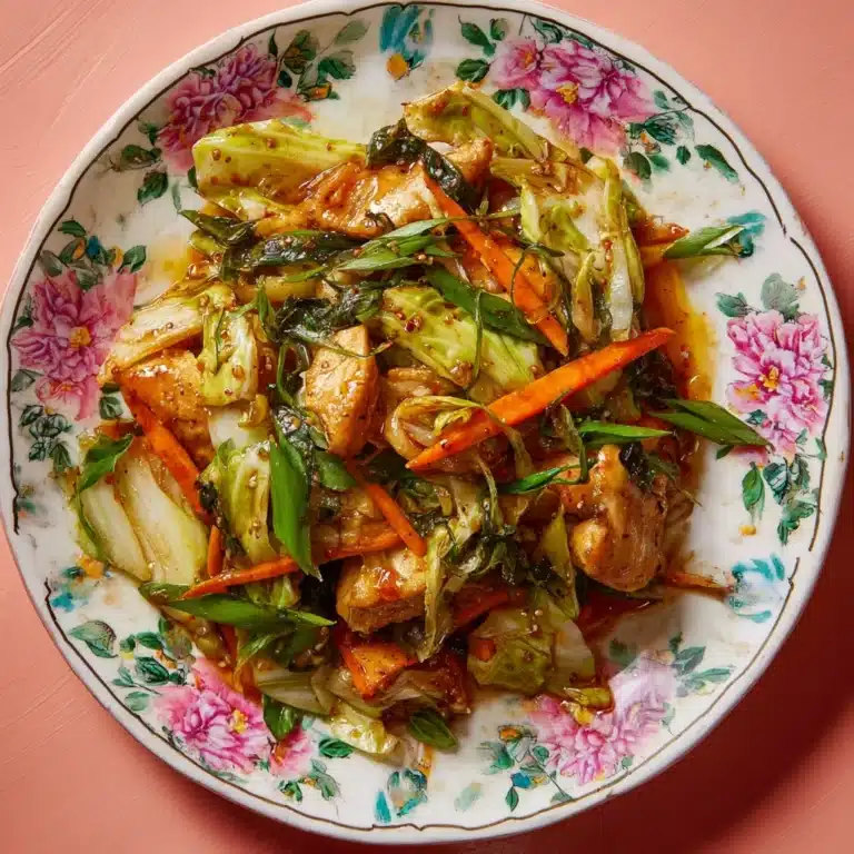 Easy BBQ Chicken & Cabbage Stir-Fry Recipe