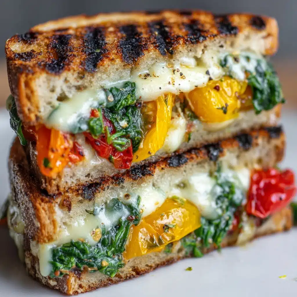 Mediterranean Grilled Cheese Sandwich Recipe - Recipe Image