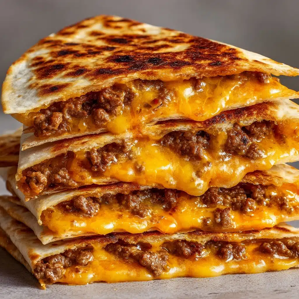Cheeseburger Quesadilla Recipe - Recipe Image