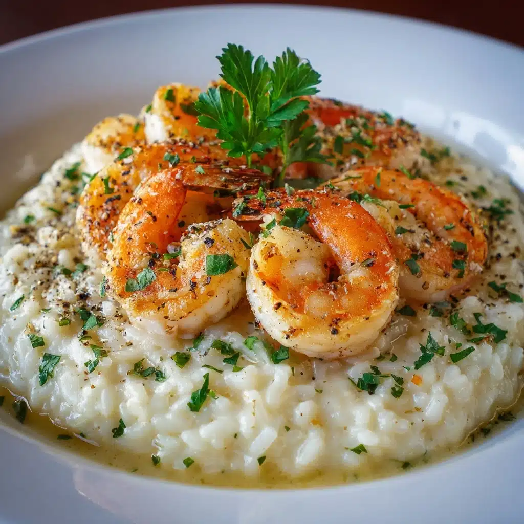 Creamy Garlic Butter Shrimp Bowl with Herb Rice Recipe - Recipe Image