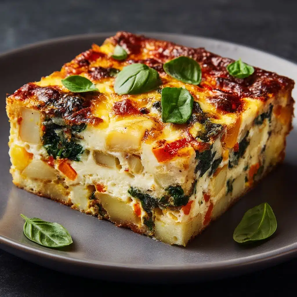 Cheesy Protein Egg Bake Recipe - Recipe Image