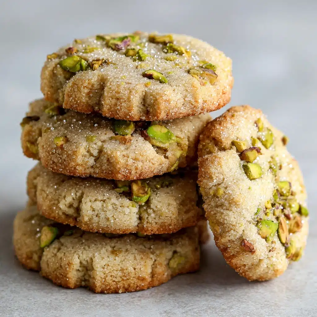 Homemade Pistachio Wedding Cookies Recipe - Recipe Image