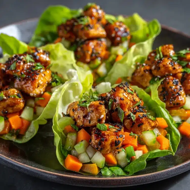 Thai Chicken Lettuce Wraps Recipe