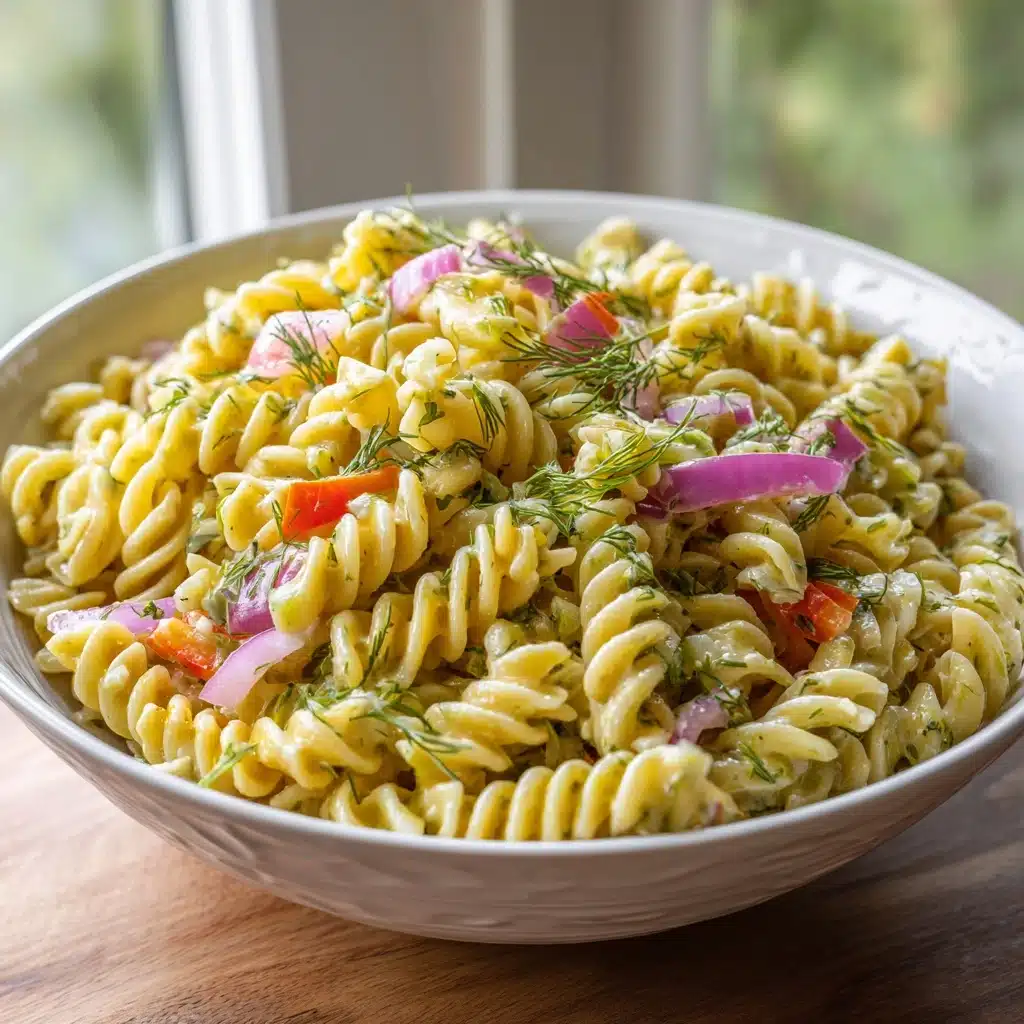 Dill Pickle Pasta Salad Recipe - Recipe Image
