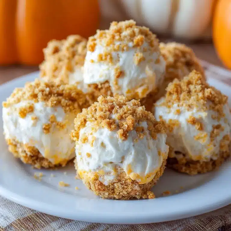 No-Bake Pumpkin Cheesecake Balls Recipe