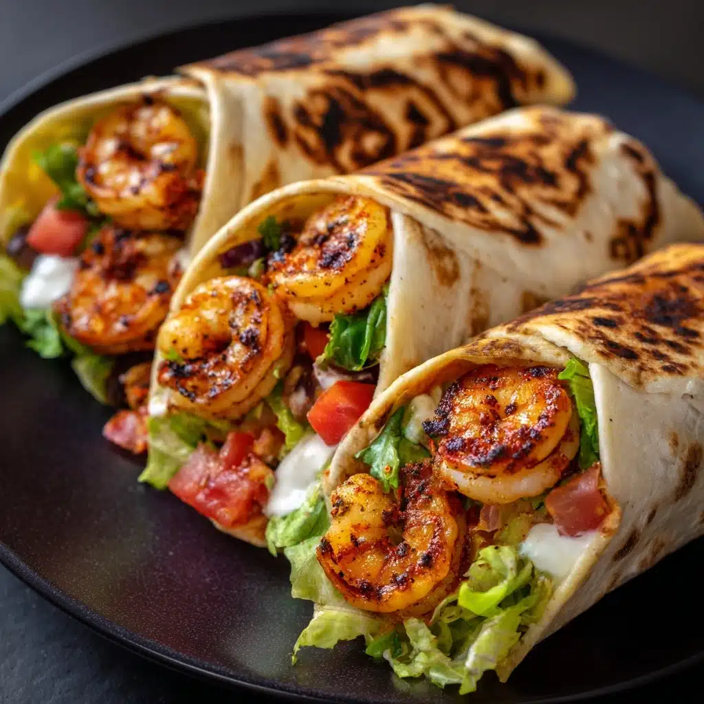 Grilled Shrimp Caesar Wraps Recipe