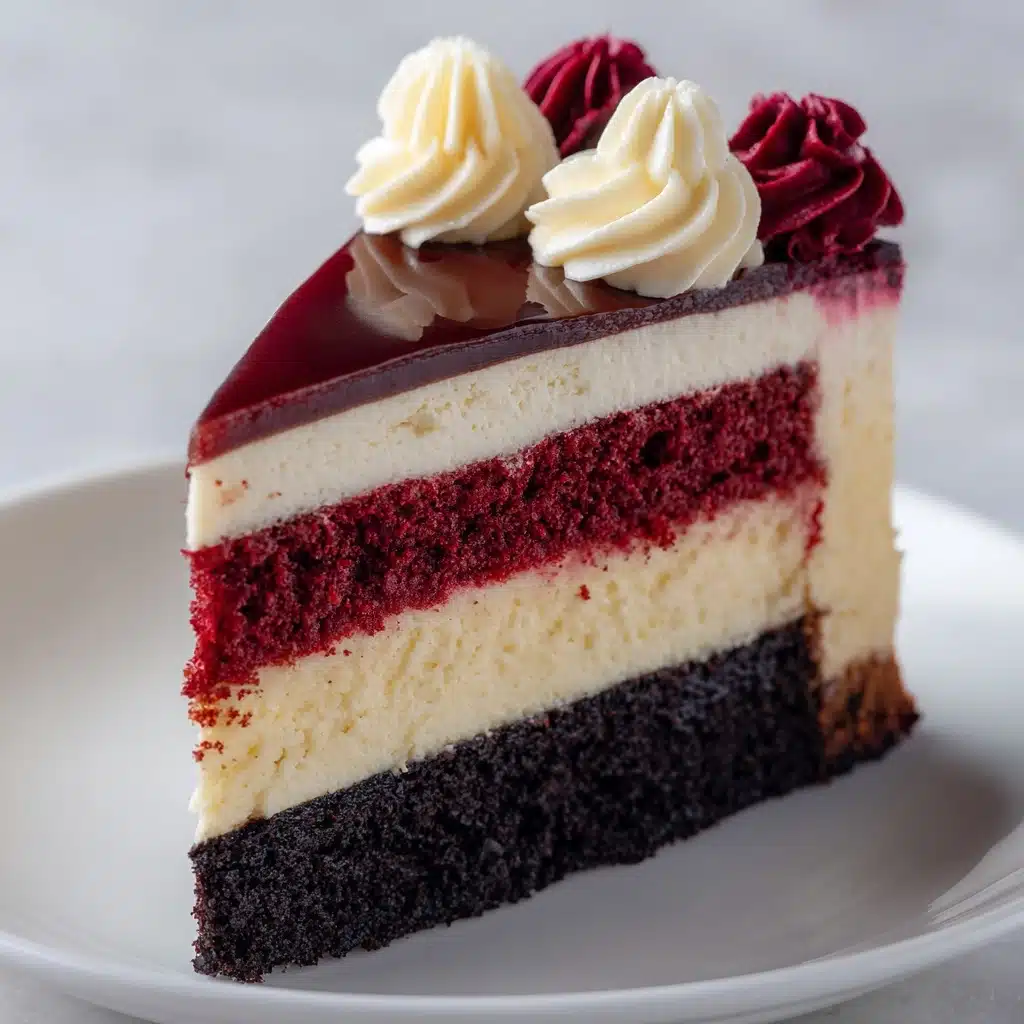 Homemade Red Velvet Cheesecake Recipe - Recipe Image